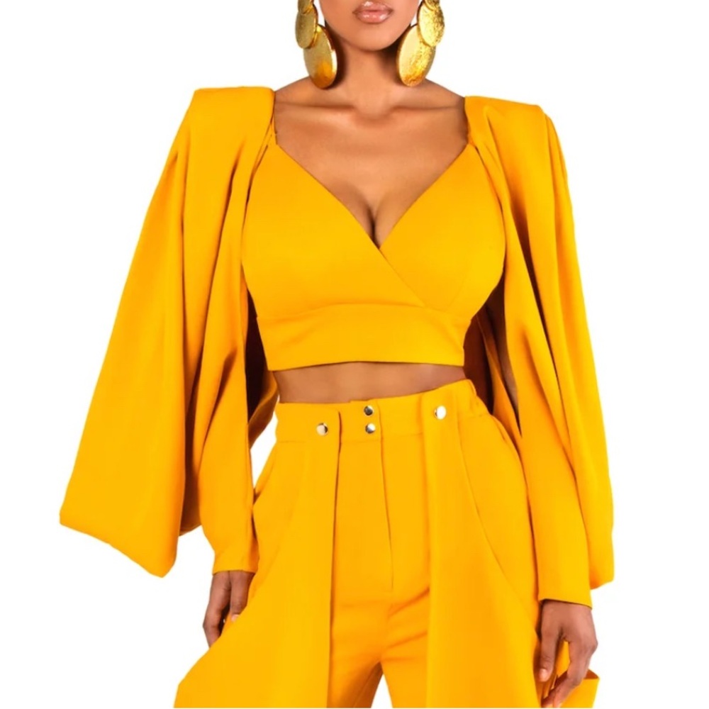 BFYNE Rae Detachablelw Top Yellow (Bold Gold Yellow)